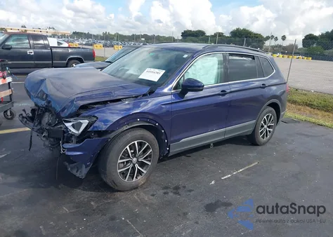 2021 Volkswagen Tiguan 2.0T Se/2.0T Se R-Line Black/2.0T Sel из США, поврежденный, VIN 3VV3B7AX7MM054055